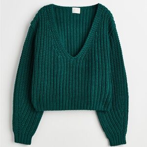 H&M Green Sweater